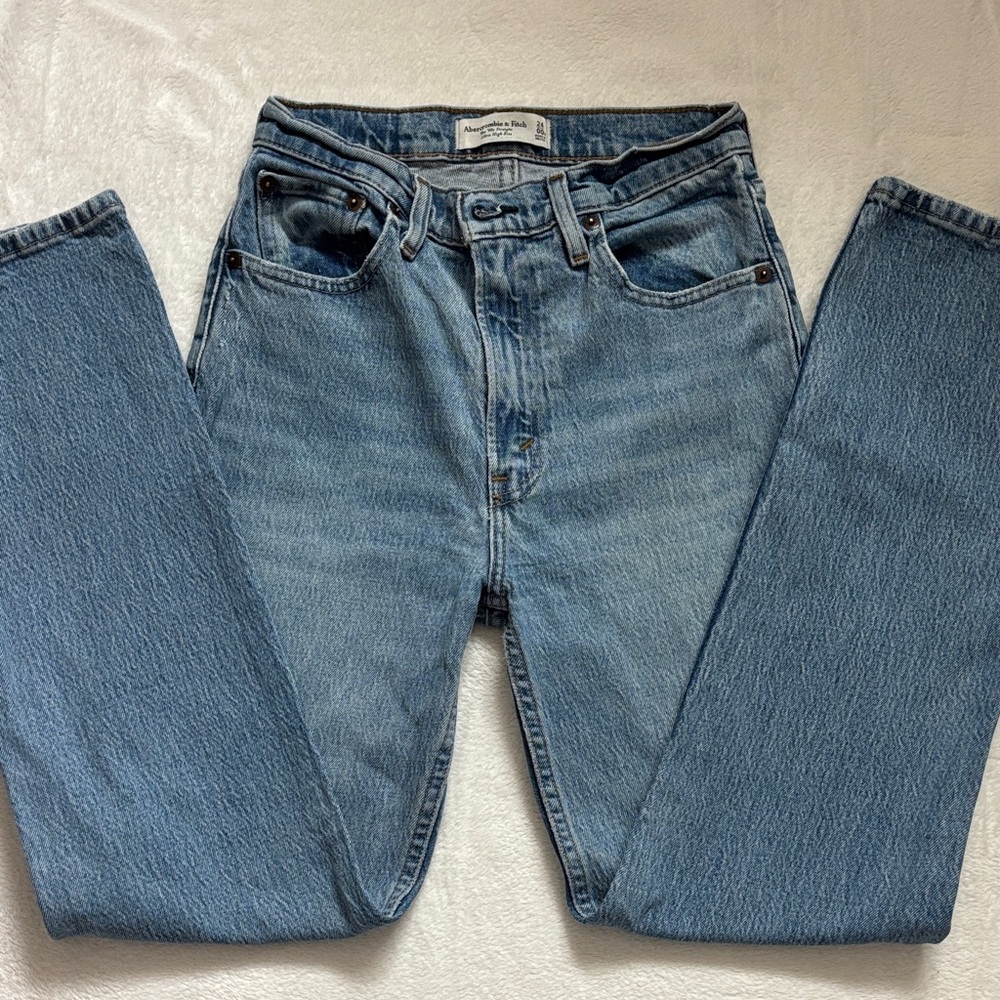Abercrombie & Fitch Light Blue Straight Jeans